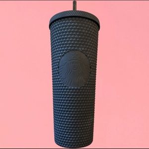 starbucks matte black studded tumbler cup